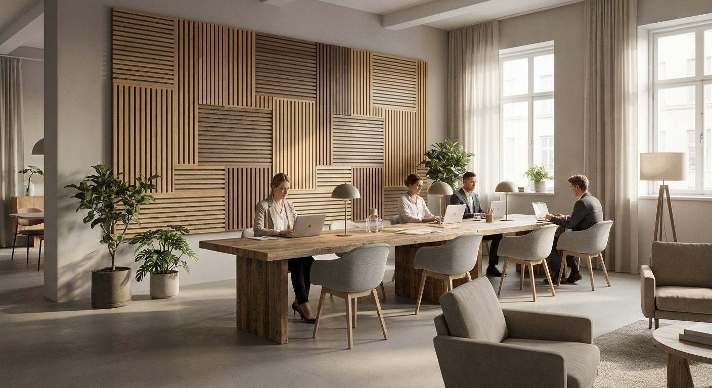 Meilleur panneau acoustique bois pour espace de coworking