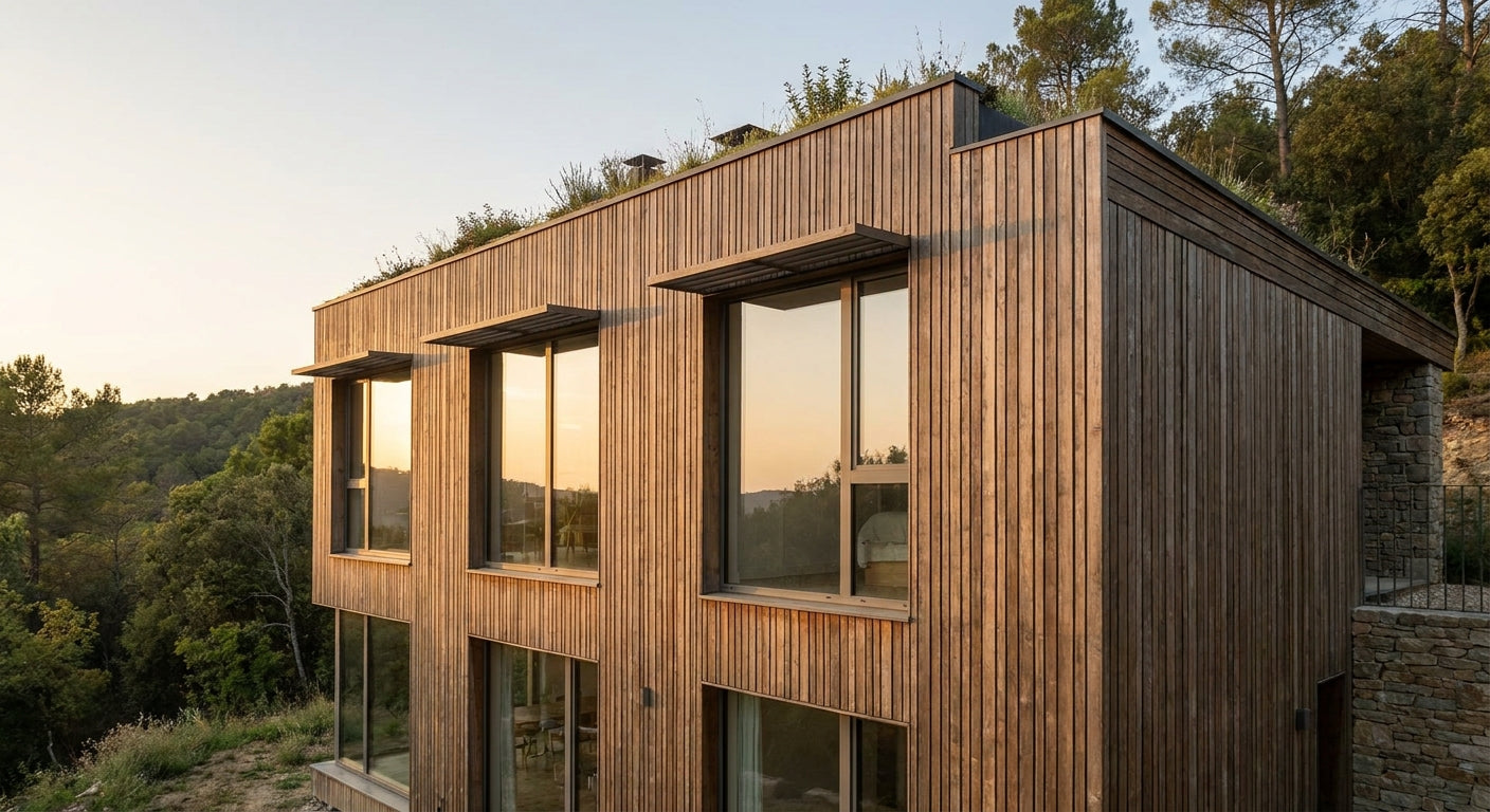 Meilleur panneau bois extérieur pour maison bioclimatique