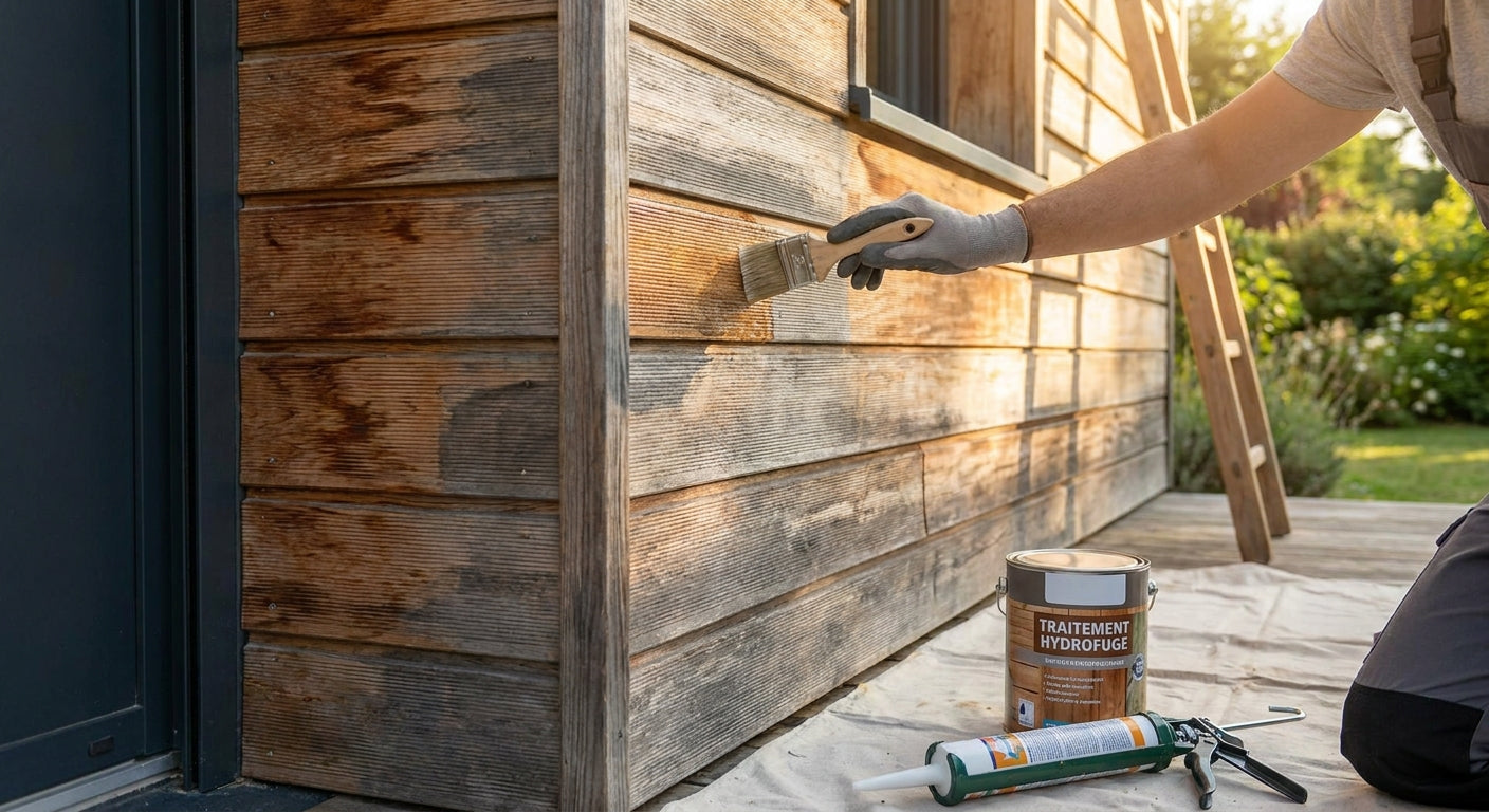 Comment assurer l'étanchéité d'un bardage bois extérieur