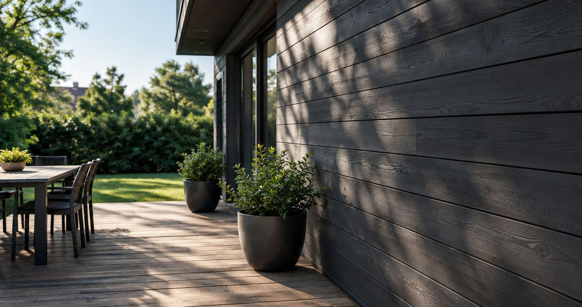 Un panneau bois extérieur noir résiste-t-il à la décoloration au soleil ?