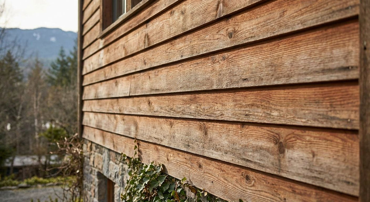 Bardage bois pin douglas pour façade rustique