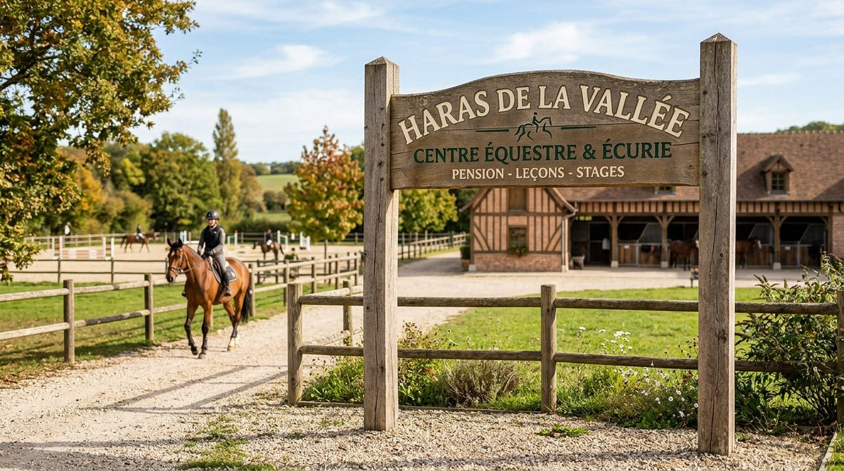 Panneau bois extérieur pour centre équestre et écurie