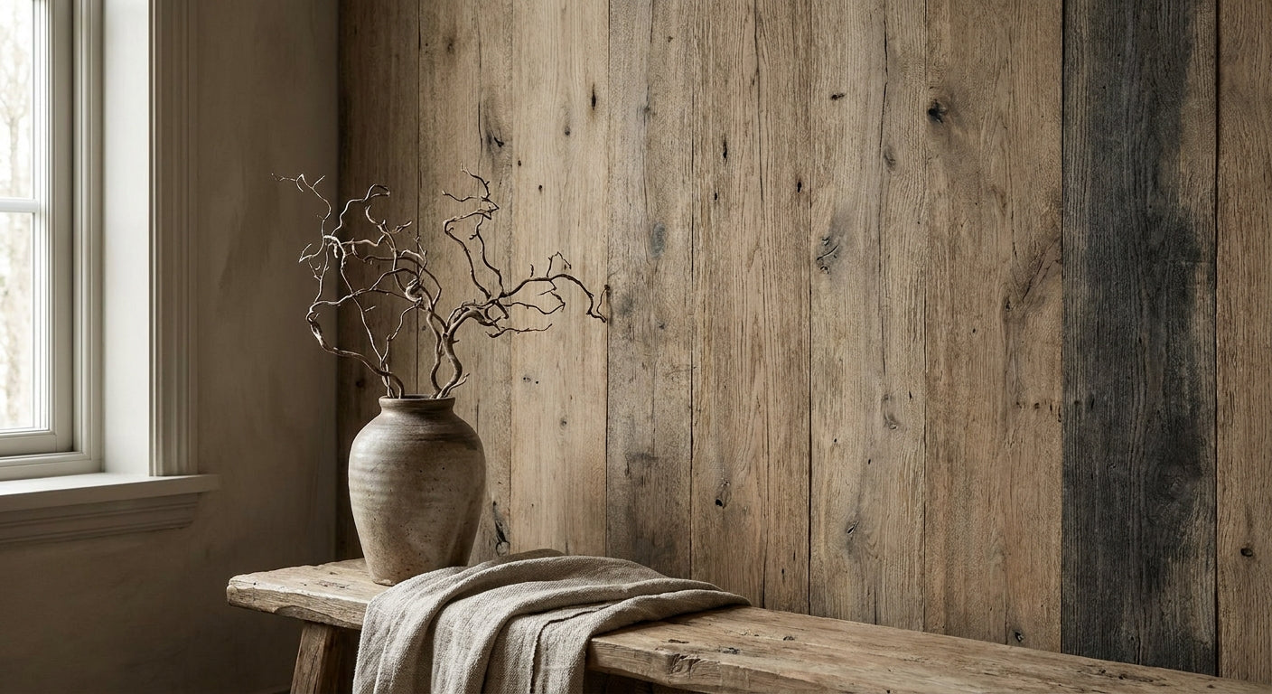 Meilleur panneau mural bois pour décoration style wabi-sabi