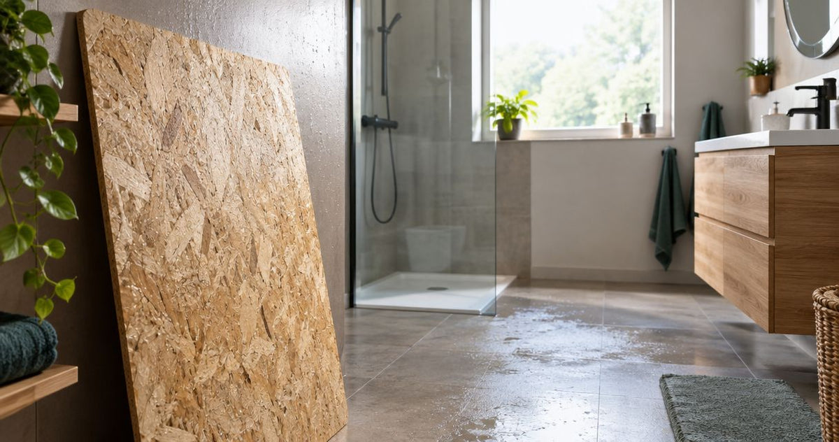 Un panneau OSB est-il adapté à une salle de bain humide ?