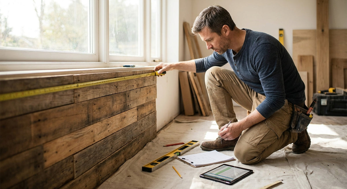 Comment calculer le temps de pose de panneaux bois muraux