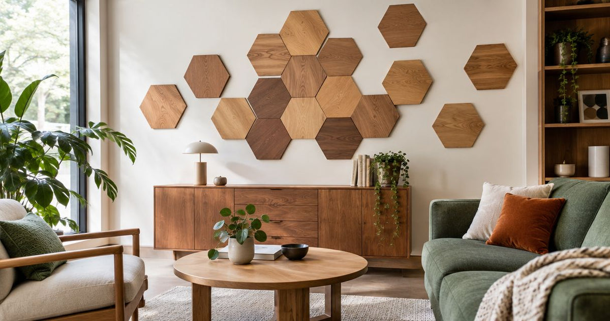 Panneaux muraux hexagonaux en bois : comparatif des meilleurs modèles en 2026