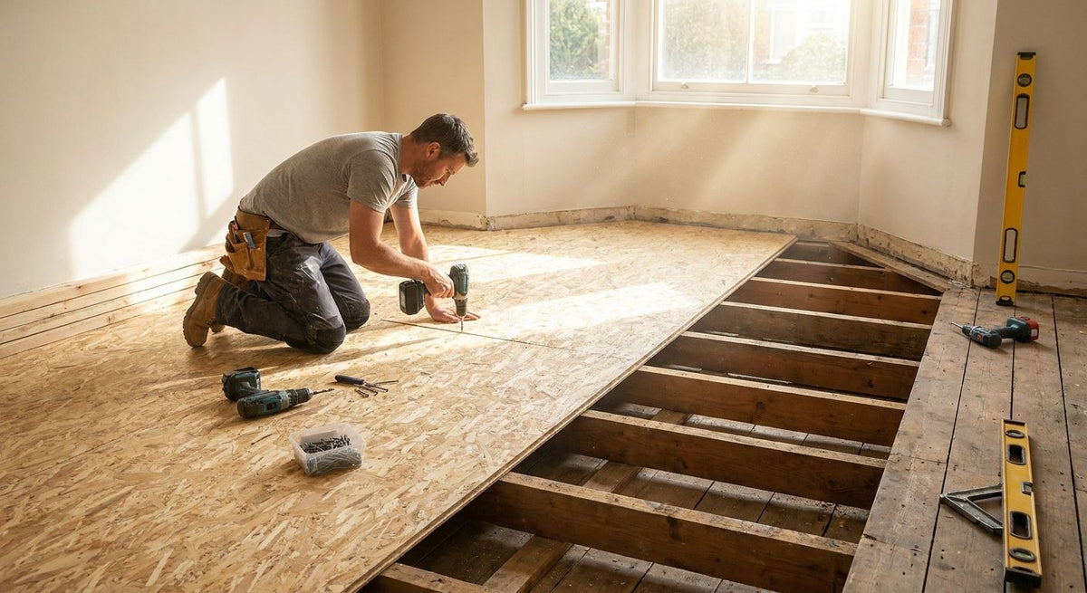 Comment renforcer un plancher avec des panneaux OSB