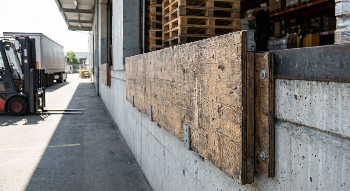 Panneau bois pour quai de chargement industriel