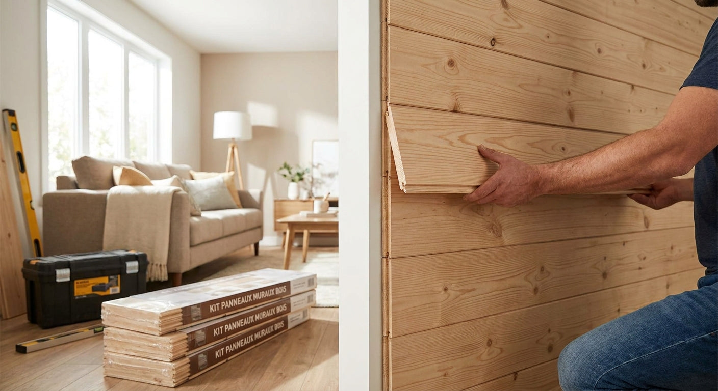 Meilleur kit de panneaux muraux bois pour rénovation rapide