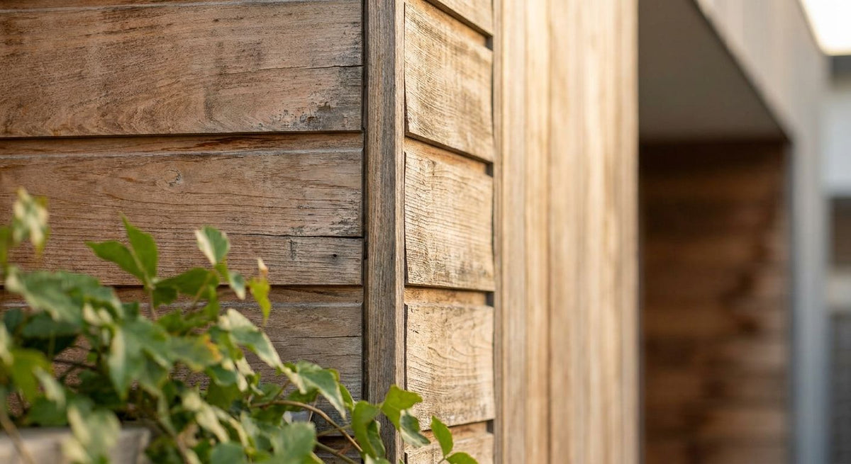 Panneau bois extérieur naturel pour façade chaleureuse