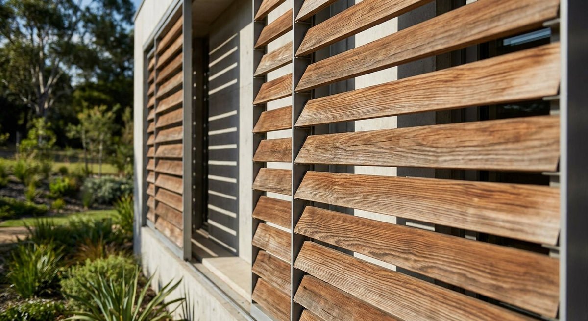 Meilleur panneau bois pour brise-soleil de façade