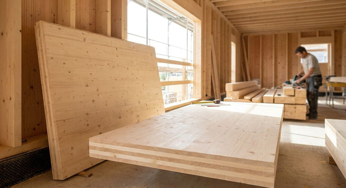 Panneau trois plis pour construction bois