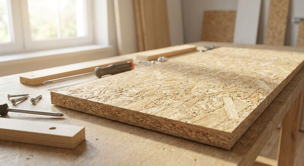 Panneau de particules pour meuble en kit