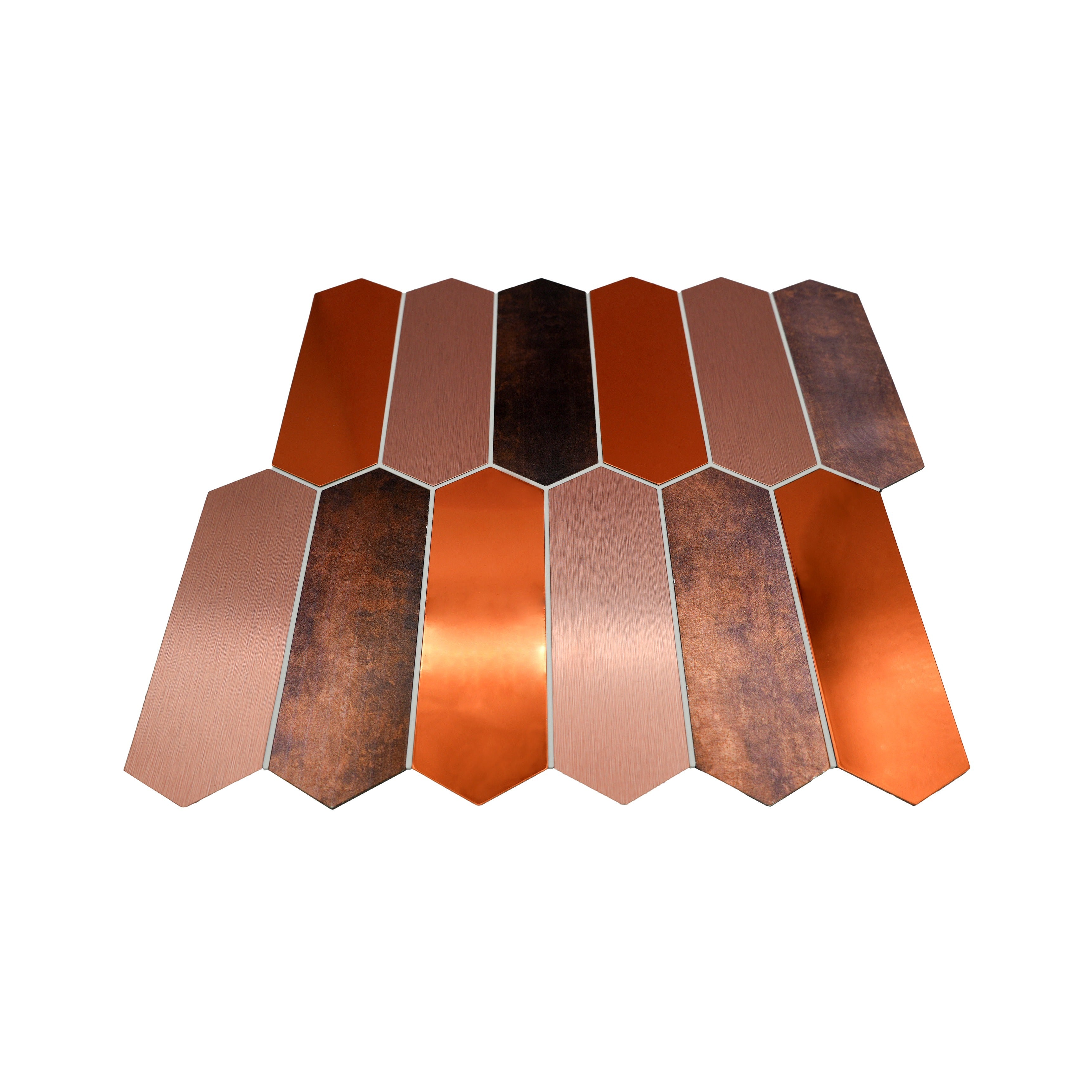 Crédence adhésive | Picket Brun | 28,2×27,3 cm
