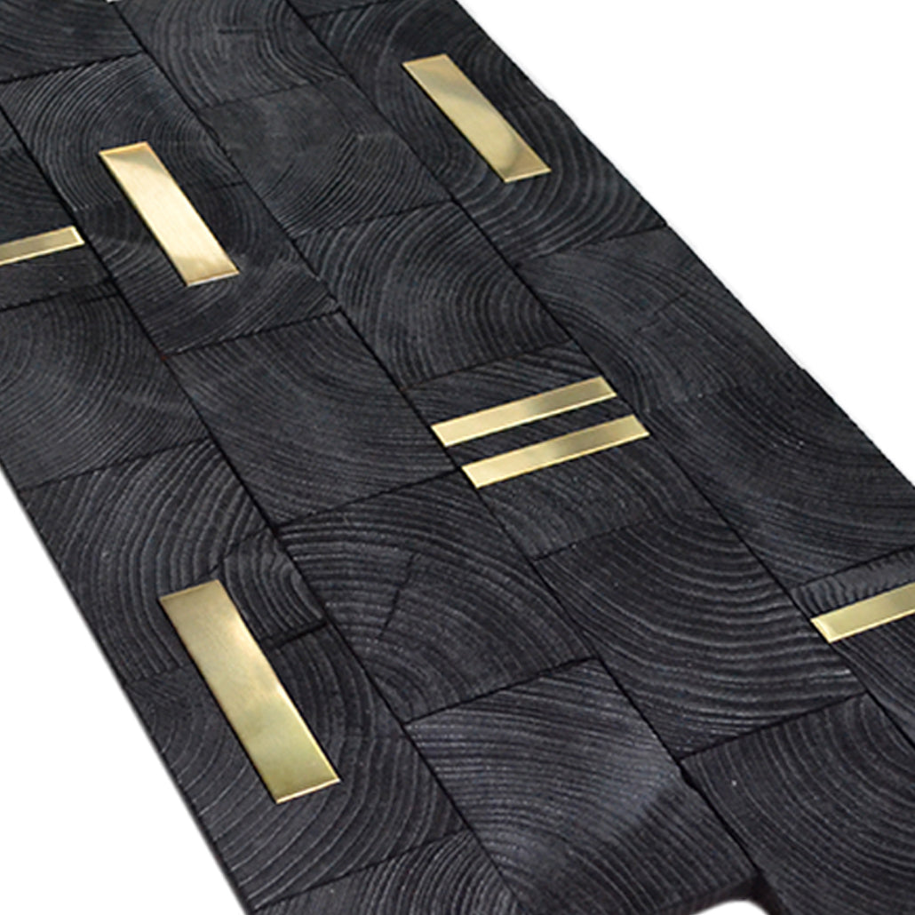 Panneau Mosaïque en Bois | Pin XL | 30×60 cm | Carrelage en Bois