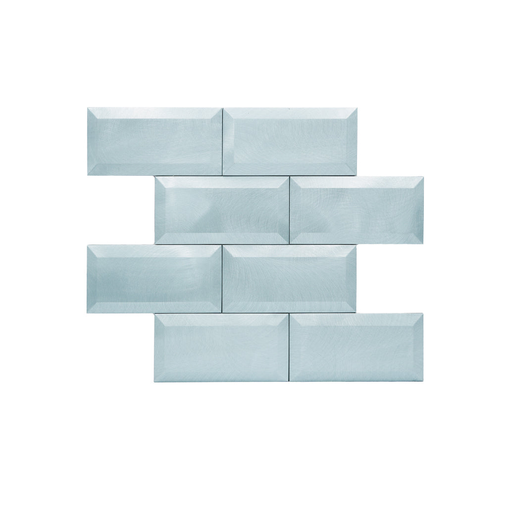 Crédence adhésive | Métro 3D Bleu | 30,5×30,5 cm