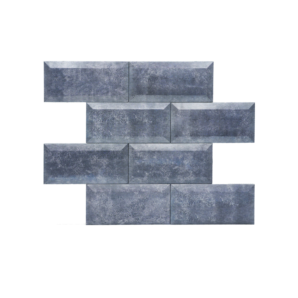 Crédence adhésive | Métro 3D Gris | 30,5×30,5 cm