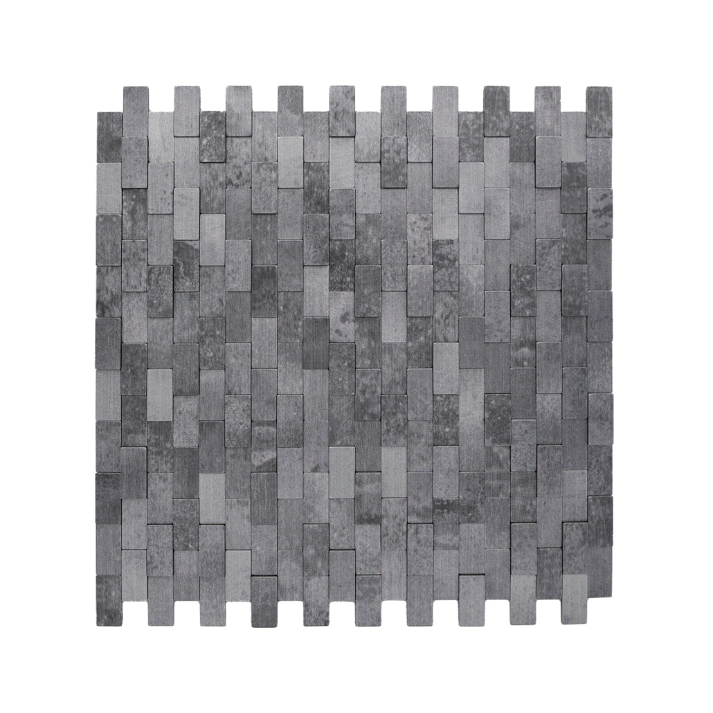 Crédence adhésive | Plaquette 3D Anthracite | 30×29,8 cm
