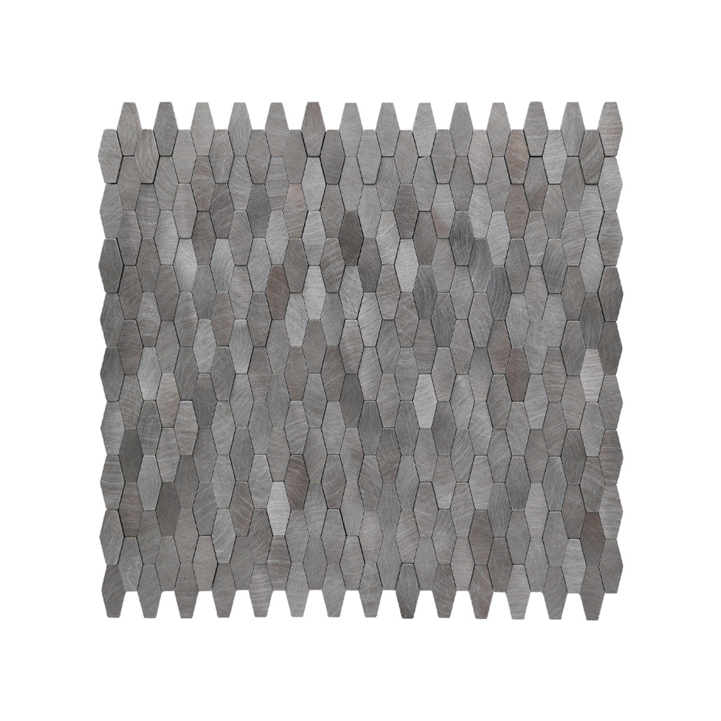 Crédence adhésive | Picket 3D Gris | 31×30 cm