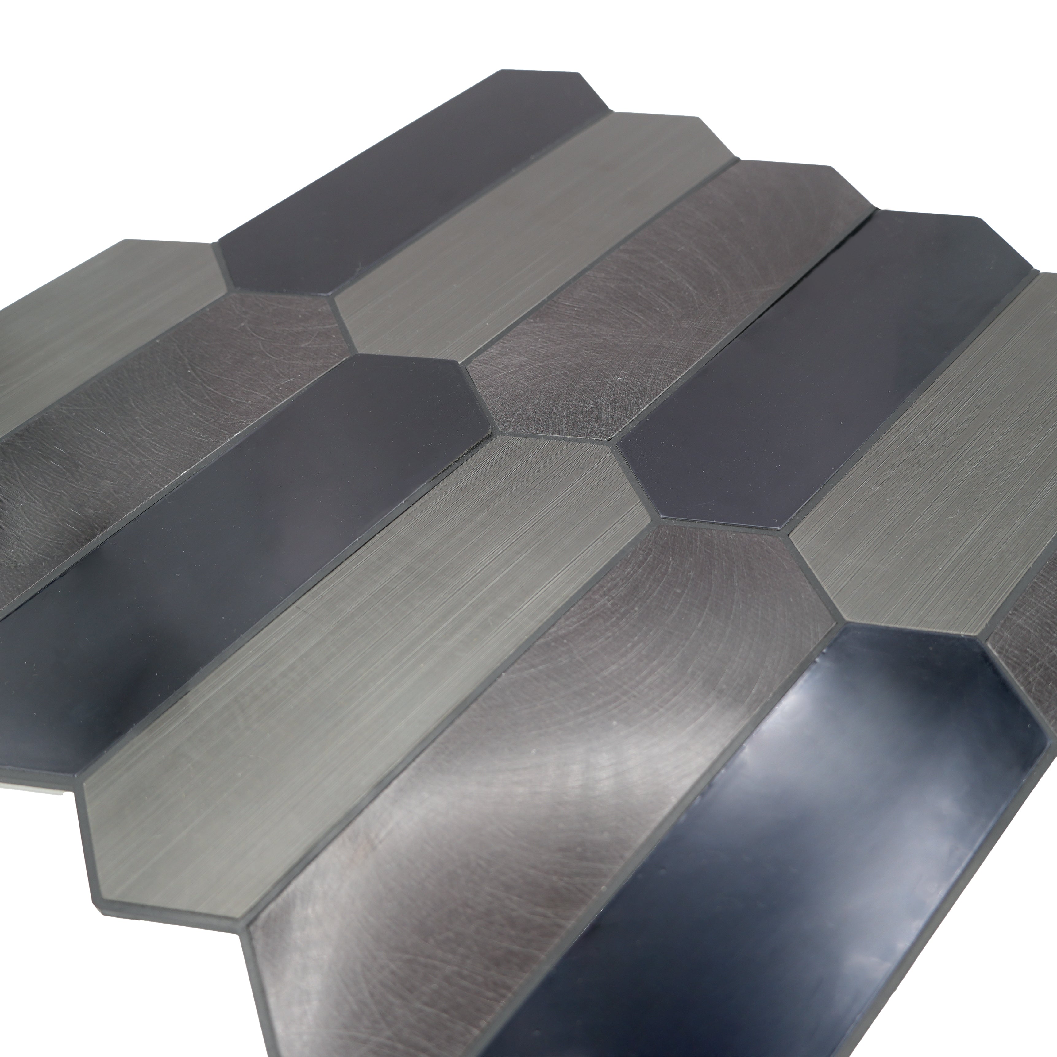 Panneau Mosaïque Autocollant | Picket Bleu | 28,2×27,3 cm | Métal