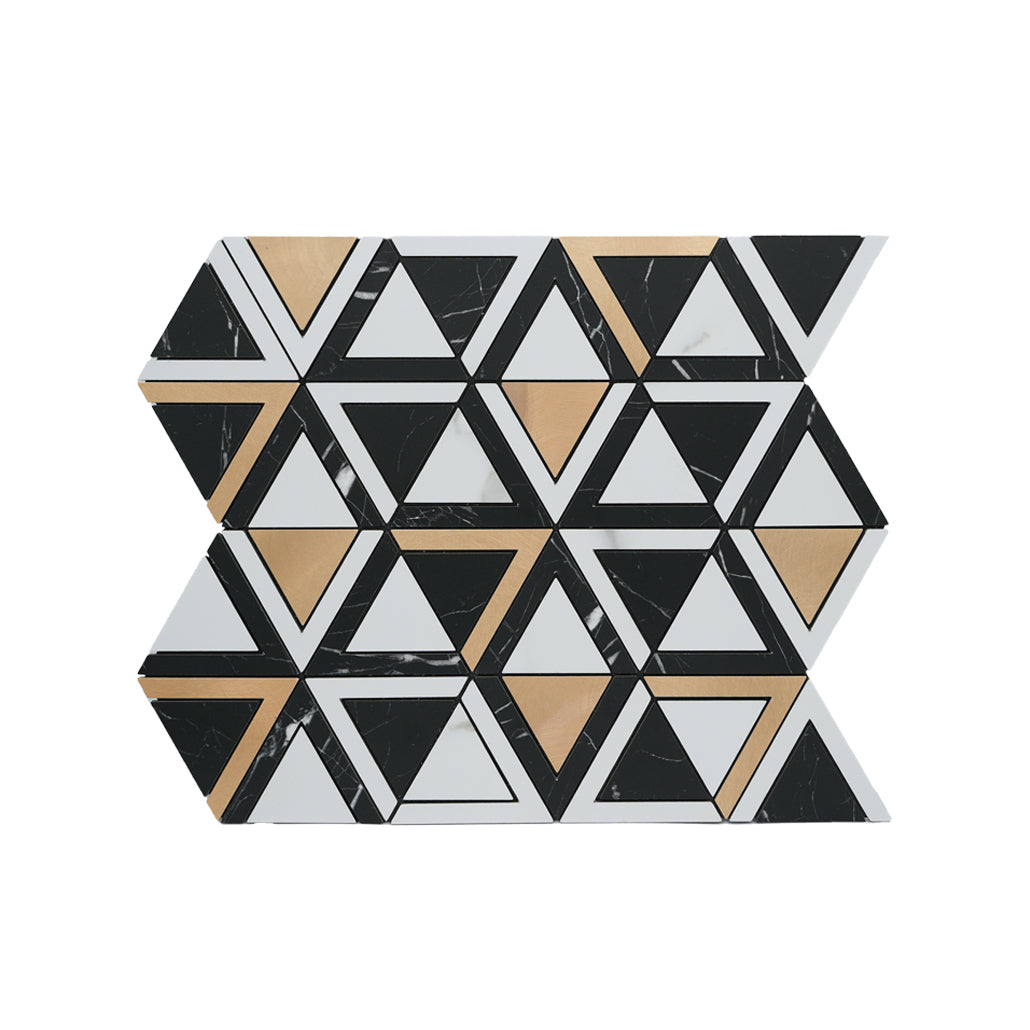 Crédence adhésive | Triangle Noir | 28,7×33,1 cm
