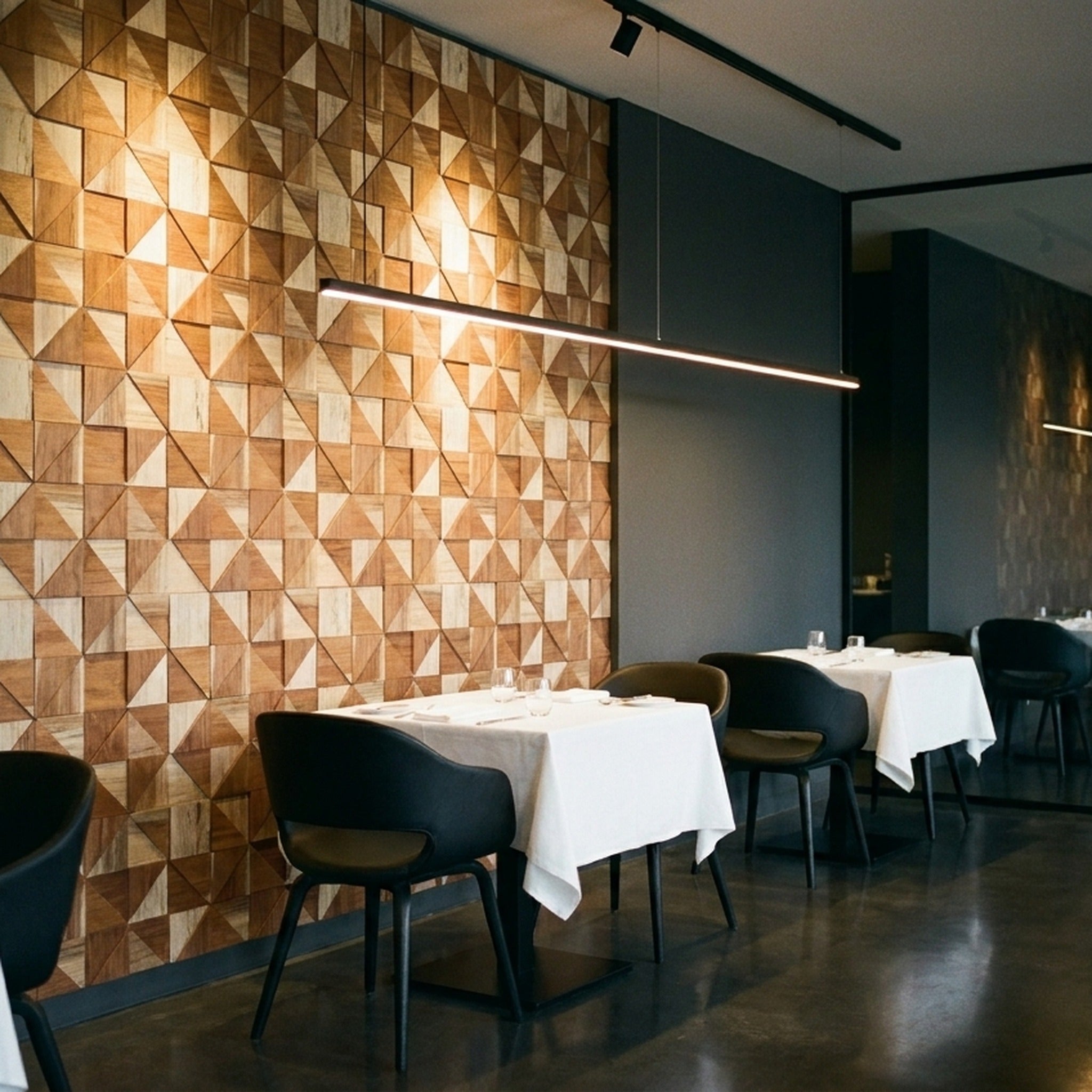 Panneau Bois Décoratif Mural | Merbau | 30×30 cm