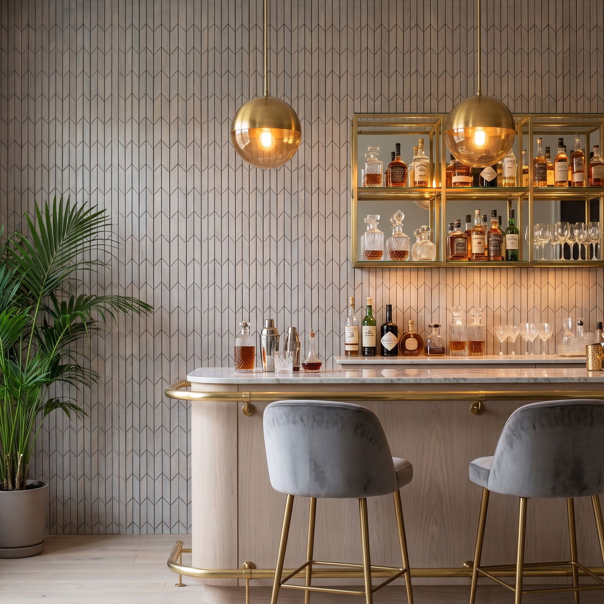 Crimson Blanc Perle panneau mural déco en fond de bar