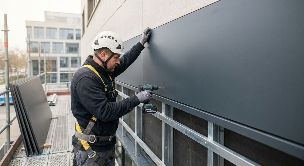 Comment poser un panneau stratifié compact en façade
