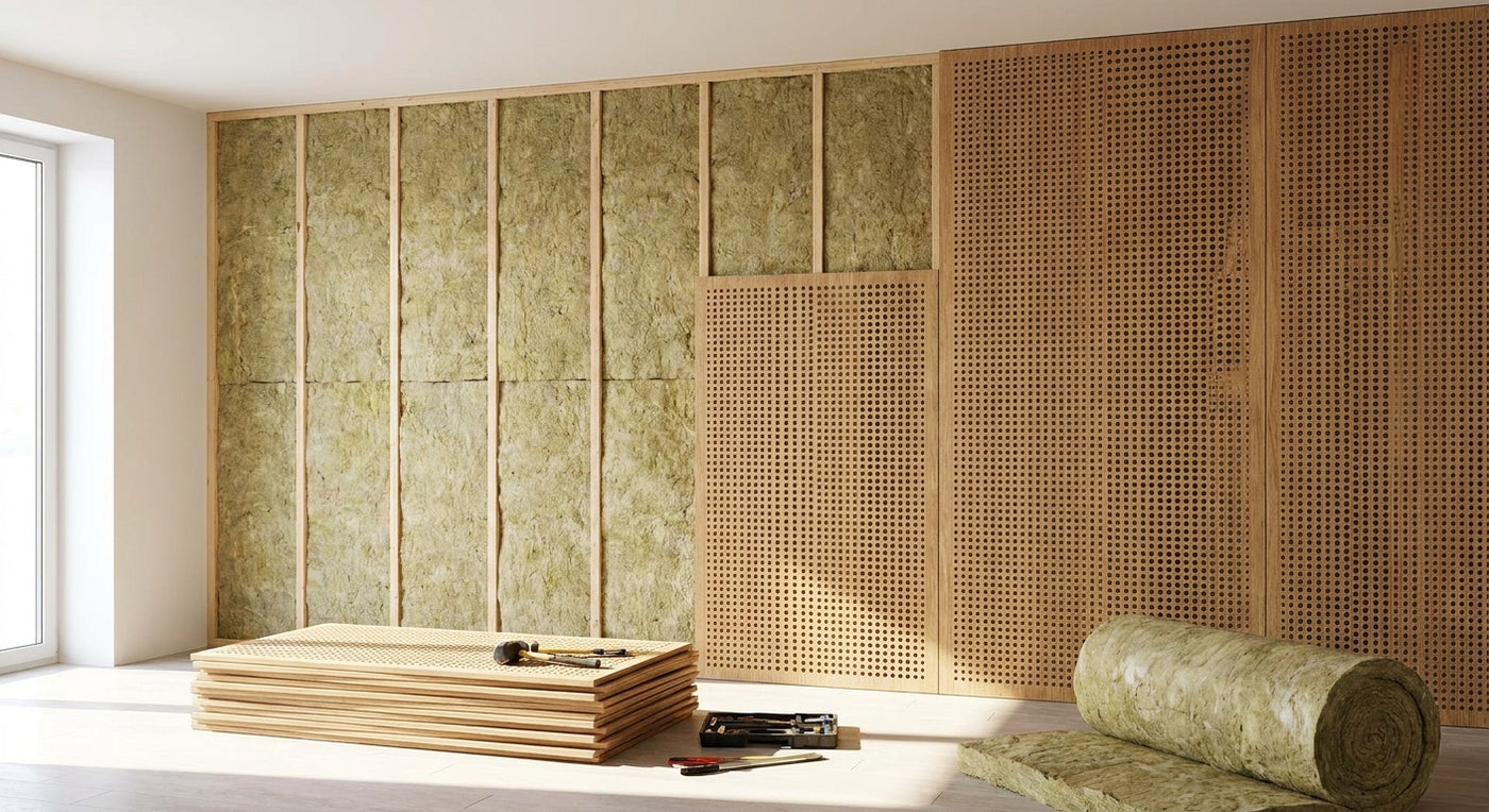 Comment isoler phoniquement un mur avec des panneaux bois
