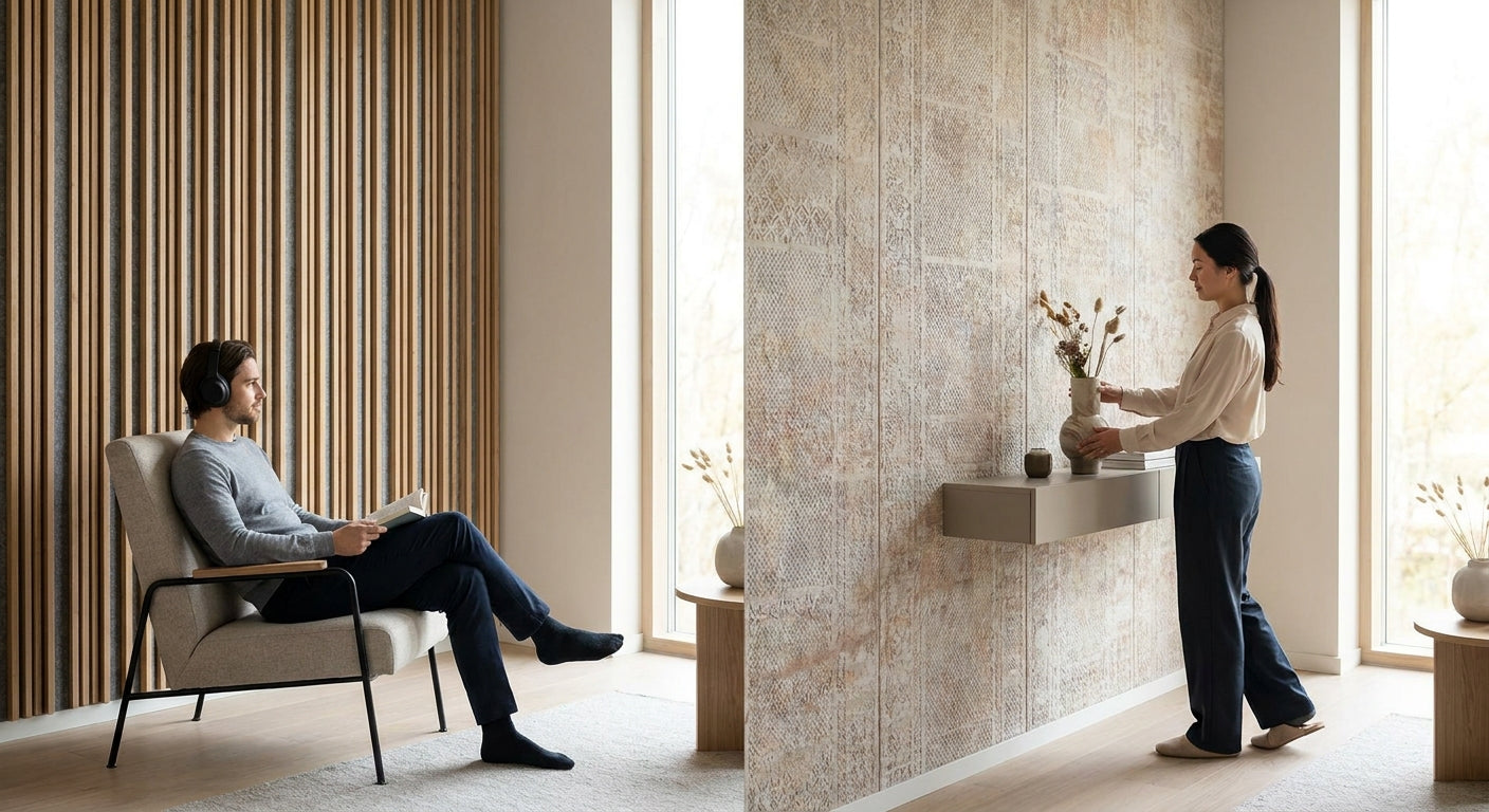 Comment choisir entre panneau acoustique et panneau décoratif