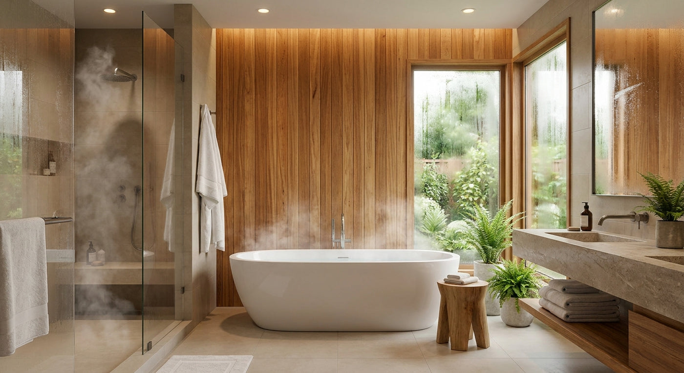 Meilleur panneau mural bois pour salle de bain humide
