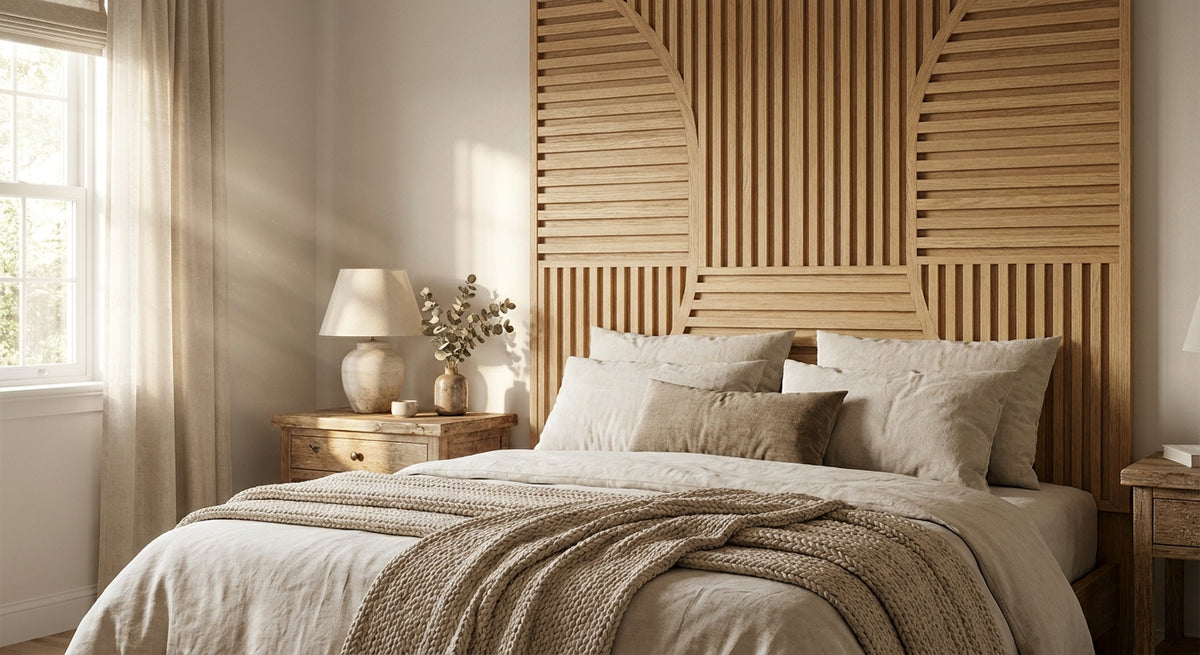 Panneau bois décoratif mural pour chambre d'hôte