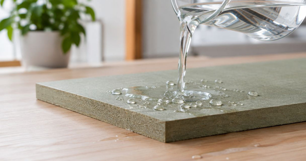 Un panneau MDF hydrofuge est-il vraiment étanche à l'eau ?