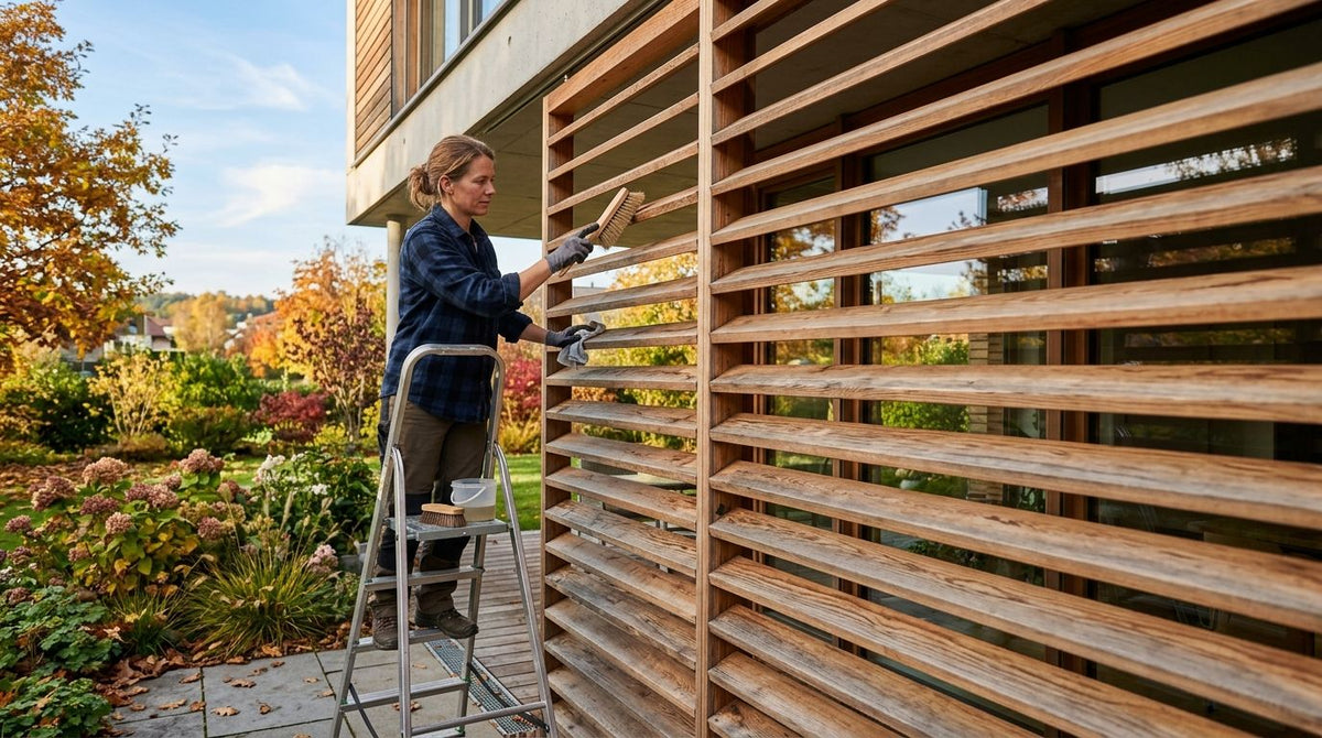 Comment entretenir un brise-soleil en bois au fil des saisons