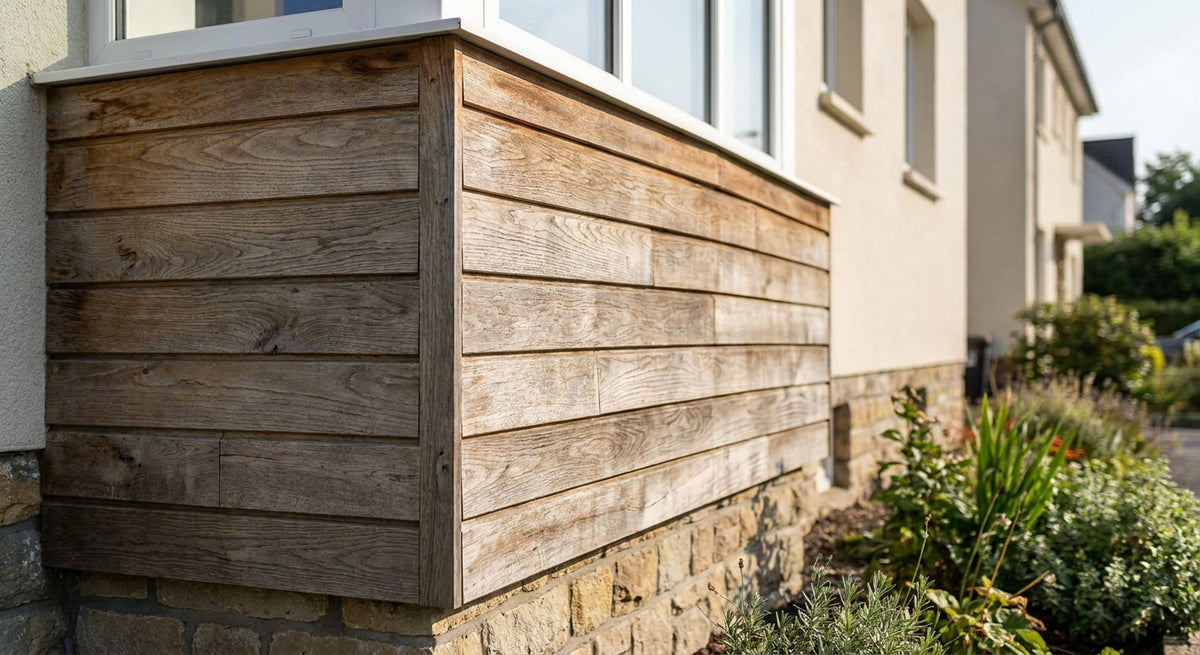 Panneau bois pour soubassement de façade