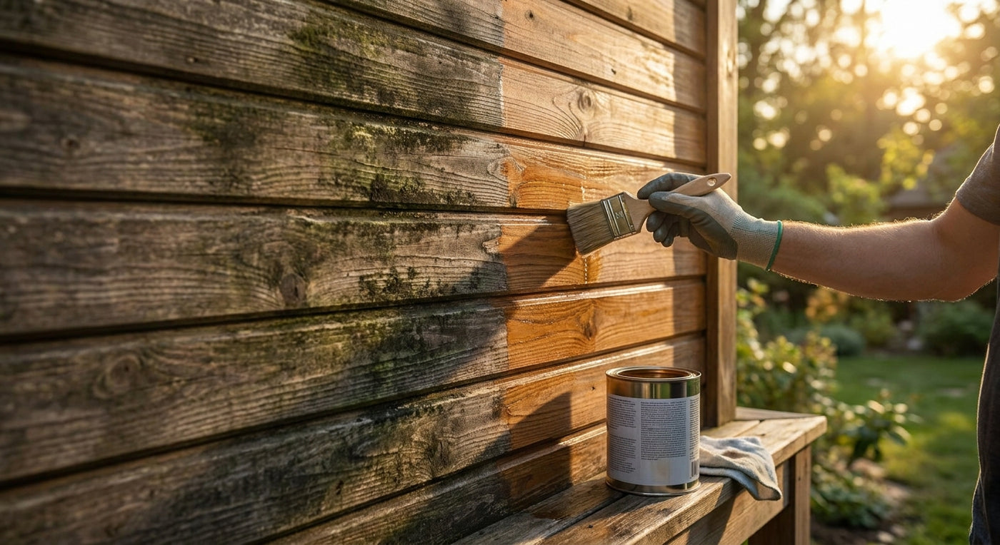 Comment traiter un bardage bois contre les moisissures