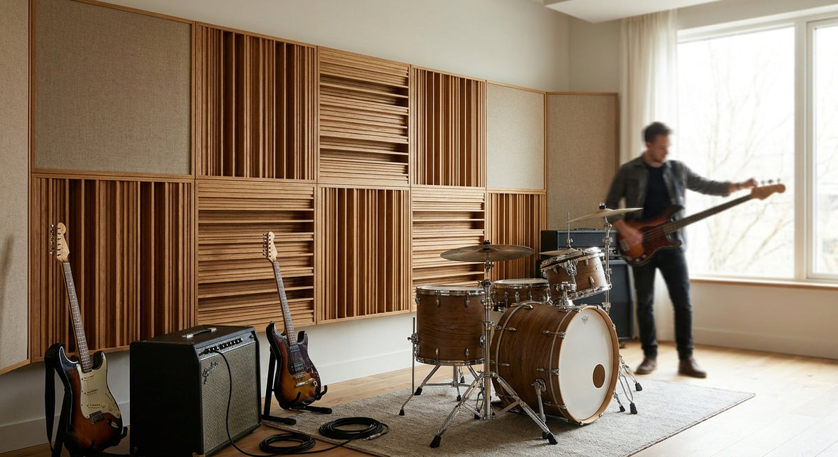 Meilleur panneau acoustique bois pour local de répétition