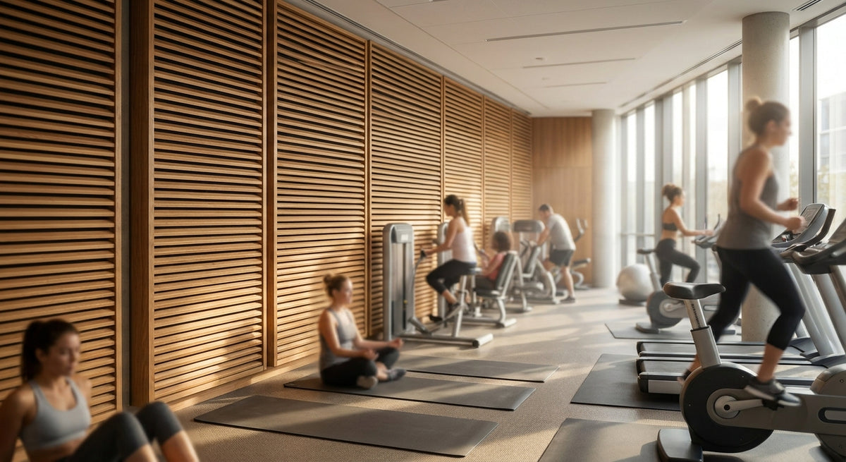 Meilleur panneau acoustique bois pour salle de sport en entreprise