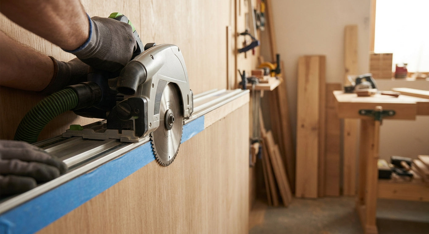 Comment couper des panneaux bois muraux sans ébrécher