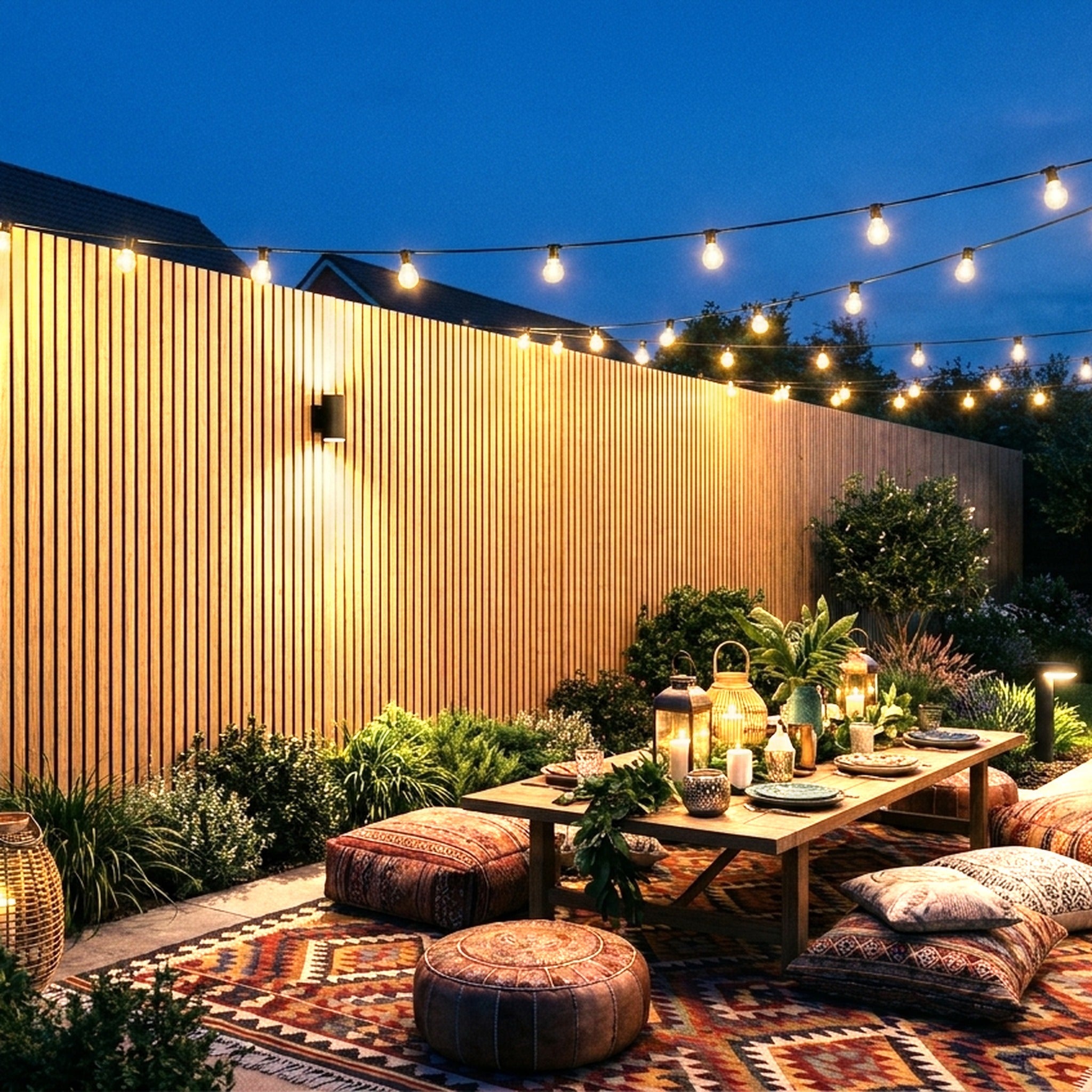 Panneau Bois Extérieur Bouleau 290CM | Façade | Jardin | Texture 3D
