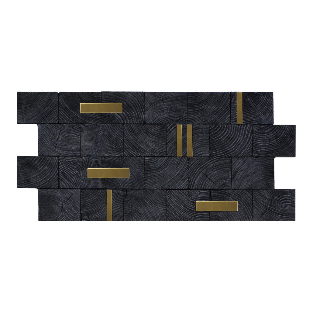 Panneau Mosaïque en Bois | Pin XL | 30×60 cm | Carrelage en Bois