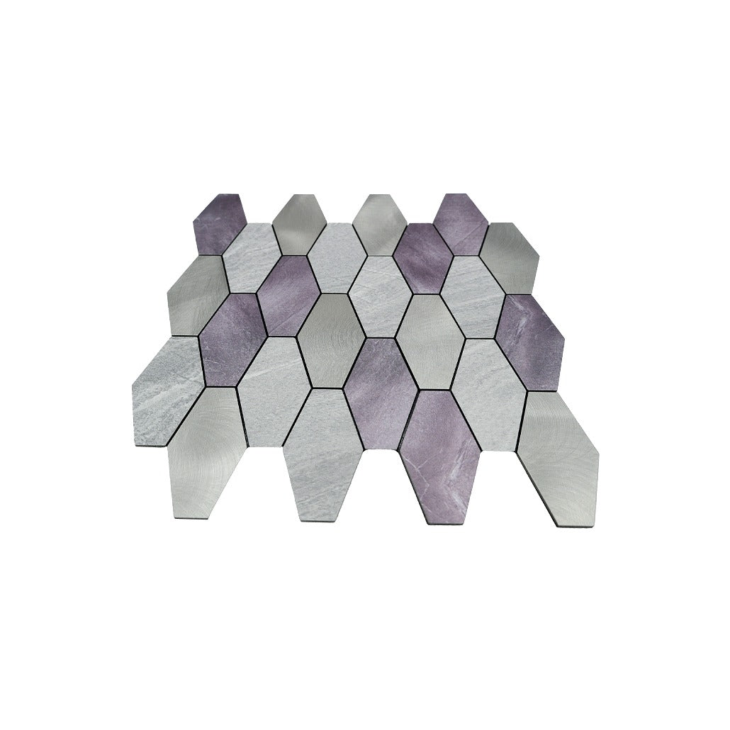 Crédence adhésive | Picket Gris | 30×30 cm