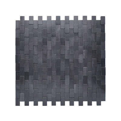 Crédence adhésive | Plaquette 3D Graphite | 30×29,8 cm