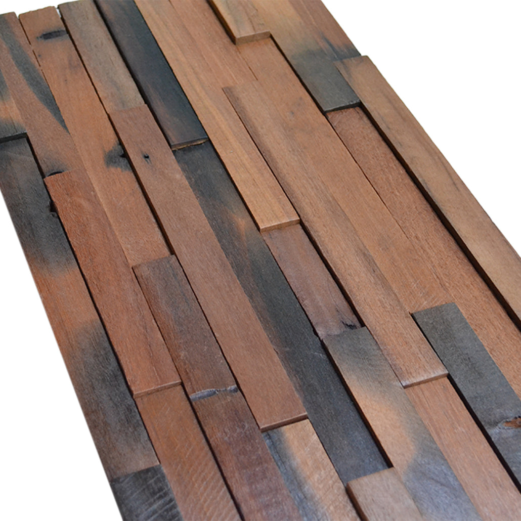 Panneau Mosaïque en Bois | Shipwood XL | 30×60 cm | Carreau en Bois