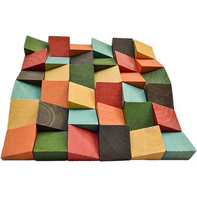 Panneau Bois Décoratif Mural | Dark Pin | 30×30 cm
