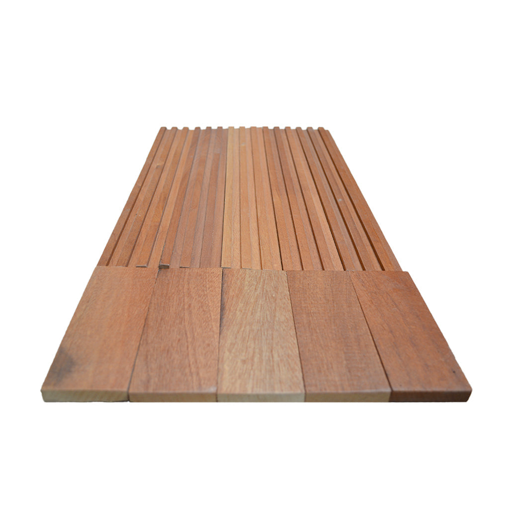 Panneau Bois Décoratif Mural | Bois de Rose XL | 30×60 cm