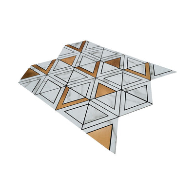 Crédence adhésive | Triangle Or | 28,7×33,1 cm