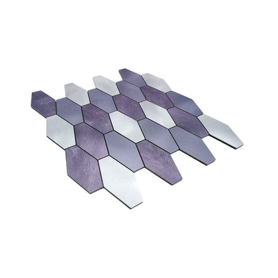 Crédence adhésive | Picket Violet | 30×30 cm