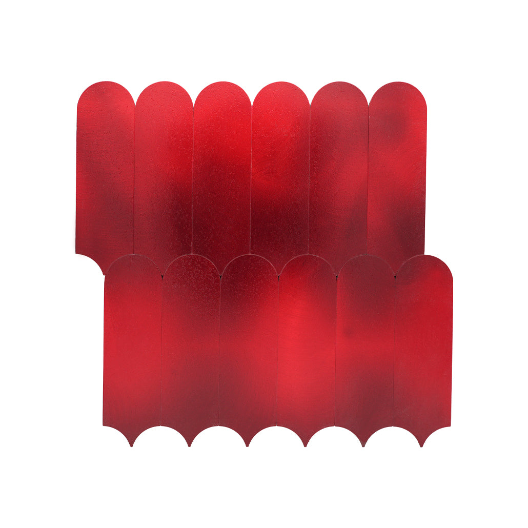 Crédence adhésive | Arc Rouge | 28,8×29,8 cm