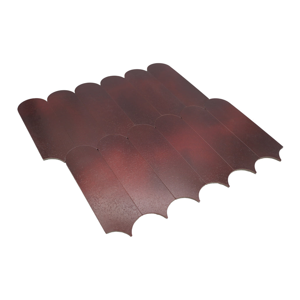 Panneau Mosaïque Autocollant | Arc Bordeaux | 28,8×29,8 cm | Métal